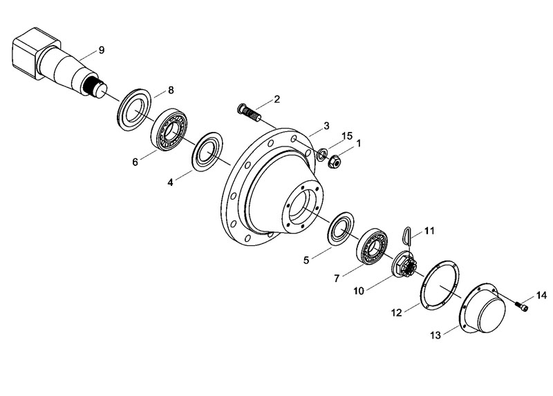 Ступица 10t 150 - 580 lg, 00310787